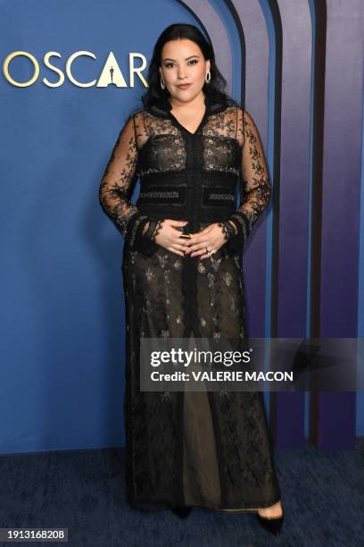 Actress JaNae Collins arrives for the Academy of Motion Picture Arts and Sciences' 14th Annual Governors Awards at the Ray Dolby Ballroom in Los...