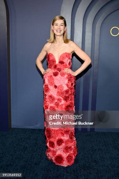 Rosamund Pike at the 14th Governors Awards held at The Ray Dolby Ballroom at Ovation Hollywood on January 9, 2024 in Los Angeles, California.