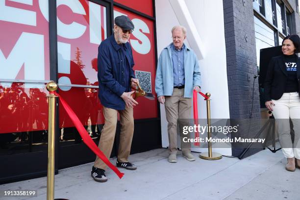 James Cromwell and Ed Begley Jr. Attends grand opening of PETA's The James Cromwell Empathy Center at The James Cromwell Empathy Center on January...