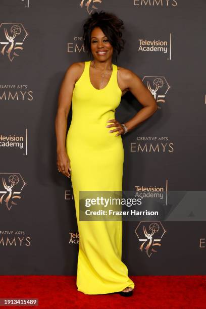 Karen Pittman attends the 2024 Creative Arts Emmys at Peacock Theater on January 06, 2024 in Los Angeles, California.