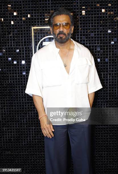 Suniel Shetty attends the 'Animal' film success bash on January 06, 2024 in Mumbai, India