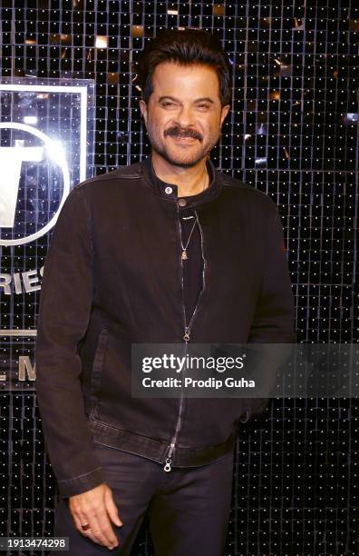 Anil Kapoor attends the 'Animal' film success bash on January 06, 2024 in Mumbai, India