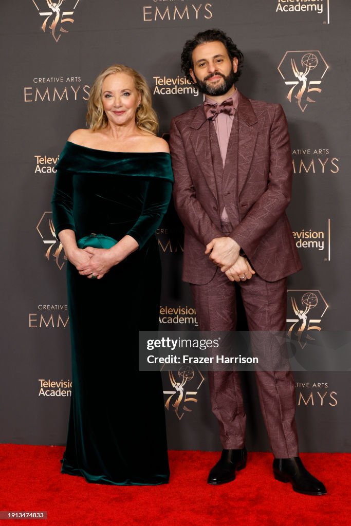J. SmithCameron and Arian Moayed attend the 2024 Creative Arts Emmys J. SmithCameron and Arian Moayed attend the 2024 Creative Arts Emmys