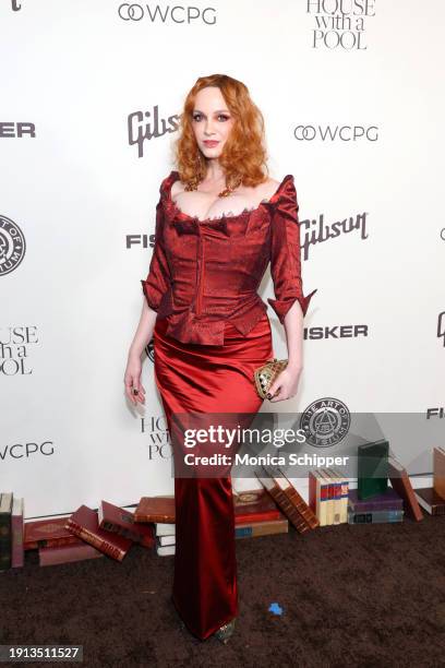 Christina Hendricks attends The Art of Elysium's 2024 HEAVEN Gala at The Wiltern on January 06, 2024 in Los Angeles, California.