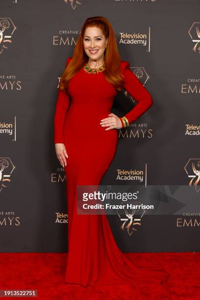 Lisa Ann Walter attends the 2024 Creative Arts Emmys at Peacock Theater on January 06, 2024 in Los Angeles, California.