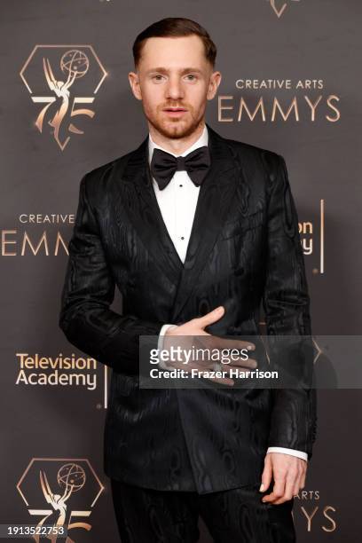 Chris Perfetti attends the 2024 Creative Arts Emmys at Peacock Theater on January 06, 2024 in Los Angeles, California.