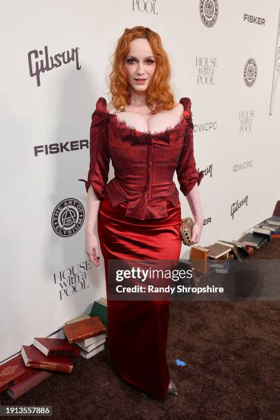 Christina Hendricks attends The Art of Elysium's 25th Anniversary HEAVEN Gala at The Wiltern on January 06, 2024 in Los Angeles, California.