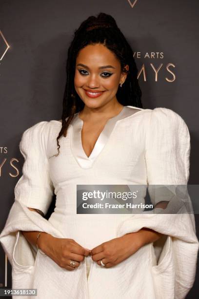 Kiersey Clemons attends the 2024 Creative Arts Emmys at Peacock Theater on January 06, 2024 in Los Angeles, California.