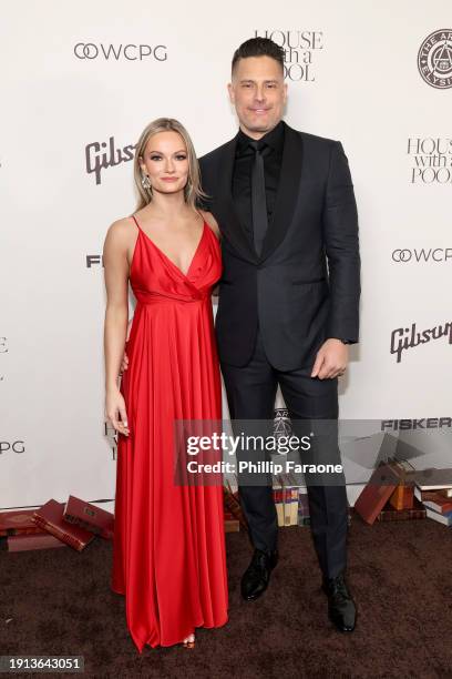 Caitlin O'Connor and Joe Manganiello attend The Art of Elysium's 25th Anniversary HEAVEN Gala at The Wiltern on January 06, 2024 in Los Angeles,...
