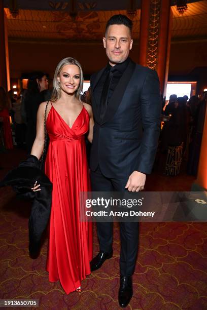 Caitlin O'Connor and Joe Manganiello attend The Art of Elysium's 25th Anniversary HEAVEN Gala at The Wiltern on January 06, 2024 in Los Angeles,...