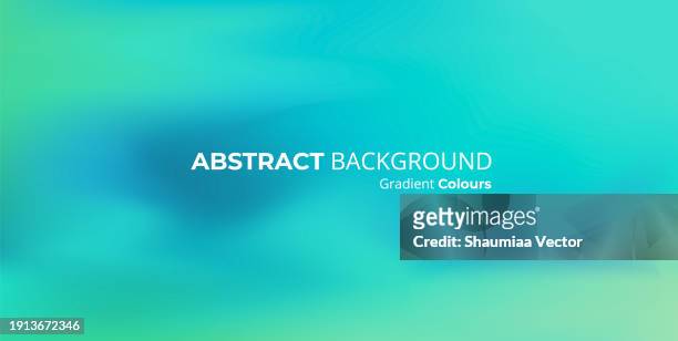 defocused green gradient abstract background - horizontal banner stock illustrations