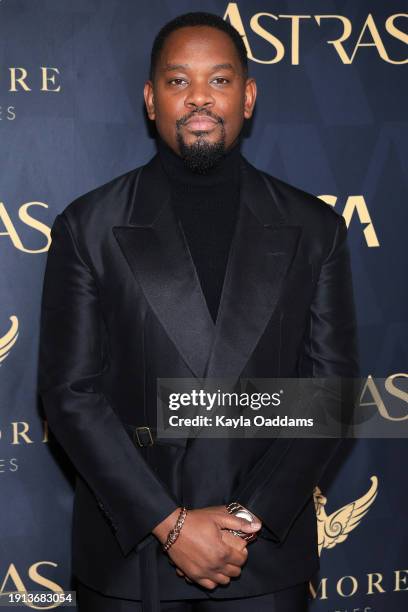 Aml Ameen attends the 2024 Astra Film Awards held at Biltmore Los Angeles on January 06, 2024 in Los Angeles, California.