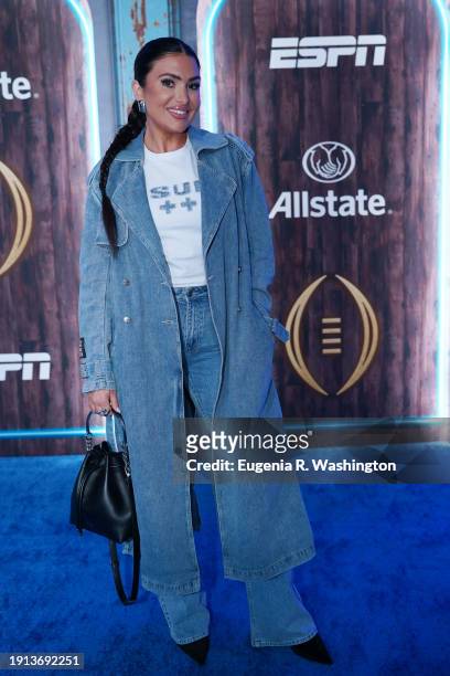 Molly Qerim attends the College Football Playoff and ESPN's Allstate party during the Playoff at POST Houston on January 06, 2024 in Houston, Texas.