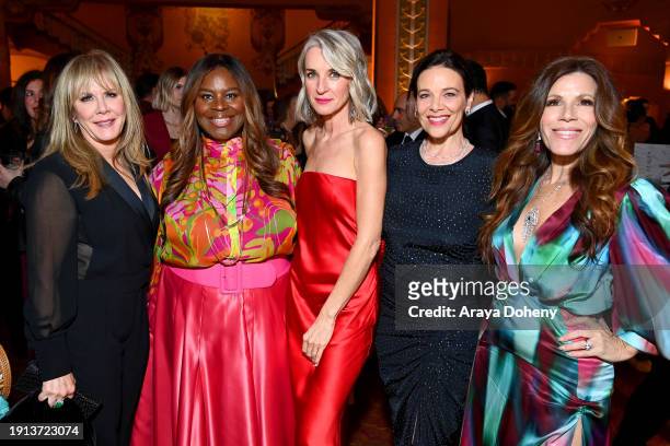Romy Rosemont, Retta, Ever Carradine, Meredith Salenger and Tricia Leigh Fisher attend The Art of Elysium's 25th Anniversary HEAVEN Gala at The...