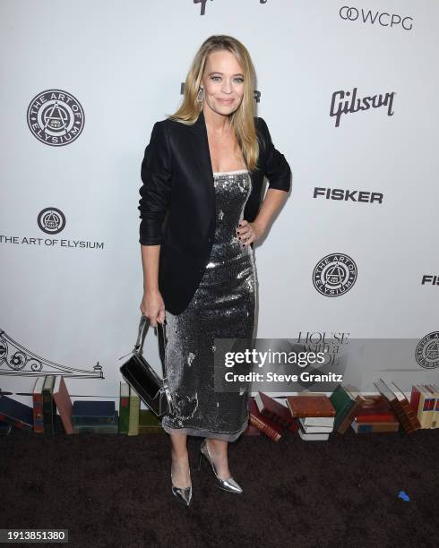 Jeri Ryan arrives at the The Art Of Elysium's 2024 HEAVEN Gala at The Wiltern on January 06, 2024 in Los Angeles, California.