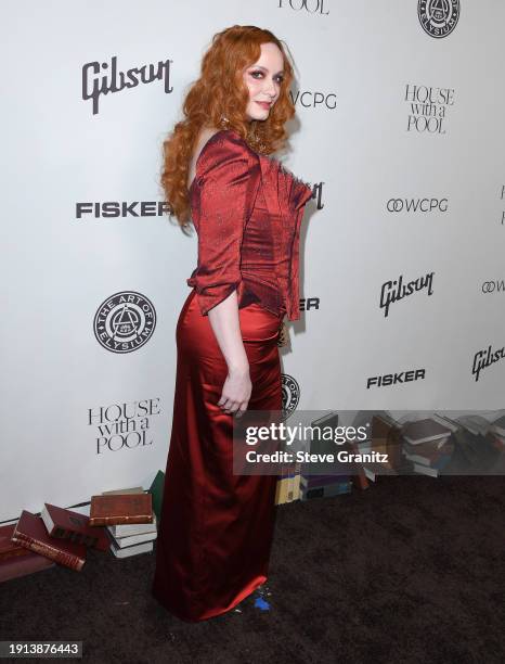 Christina Hendricks arrives at the The Art Of Elysium's 2024 HEAVEN Gala at The Wiltern on January 06, 2024 in Los Angeles, California.