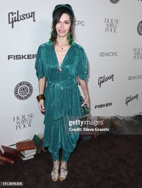 Finola Hughes arrives at the The Art Of Elysium's 2024 HEAVEN Gala at The Wiltern on January 06, 2024 in Los Angeles, California.