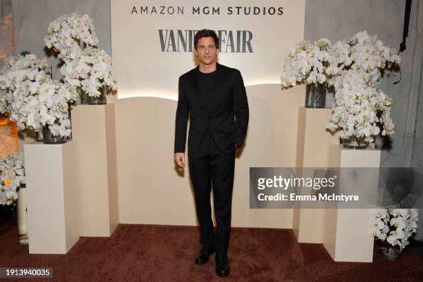 James Marsden attends the Vanity Fair and Amazon MGM Studios awards season celebration at Bar Marmont on January 06, 2024 in Los Angeles, California.