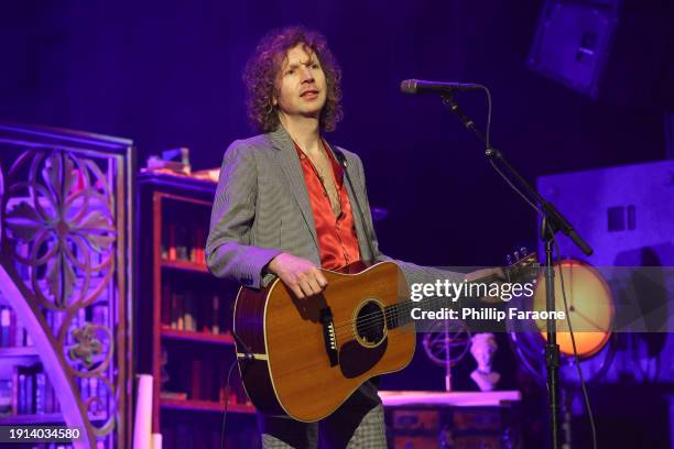 Beck performs onstage during The Art of Elysium's 25th Anniversary HEAVEN Gala at The Wiltern on January 06, 2024 in Los Angeles, California.
