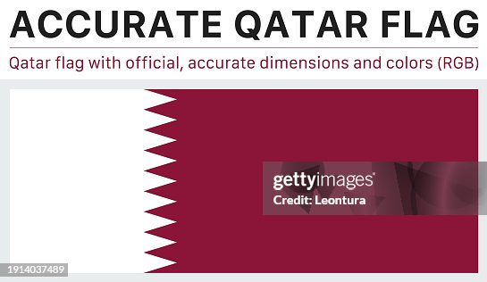 Qatari Flag (Official RGB Colors, Official Specifications) Qatari Flag (Official RGB Colors, Official Specifications)