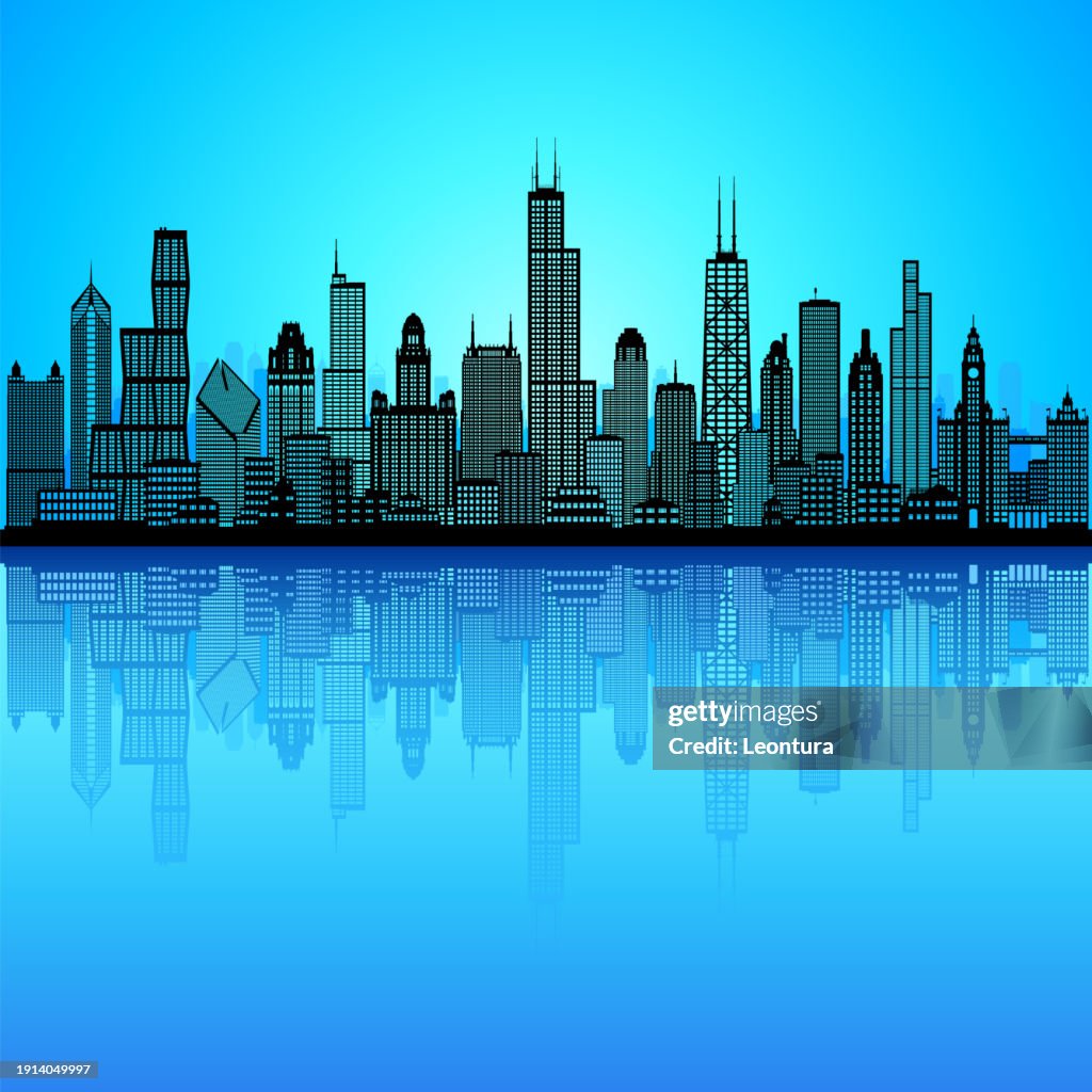 Chicago Skyline (All Buildings Are Moveable and Complete)