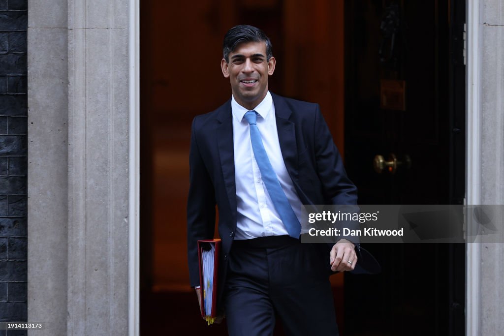 Rishi Sunak Attends PMQs