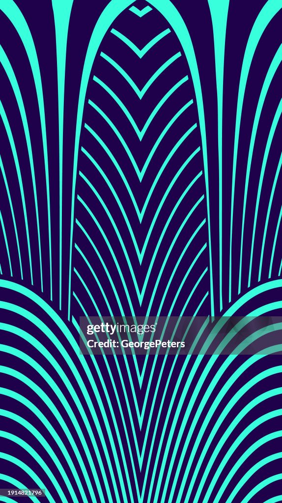 Seamless Pattern of leaves