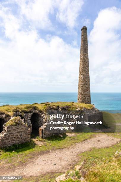 bottallack mines, cornwall - roger stock pictures, royalty-free photos & images