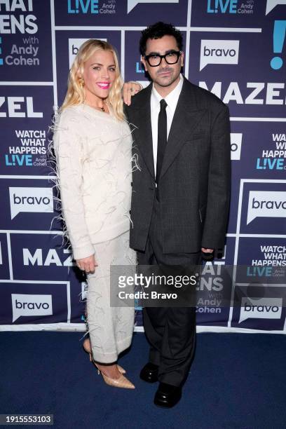 Episode 21003 -- Pictured: Busy Philipps, Dan Levy --