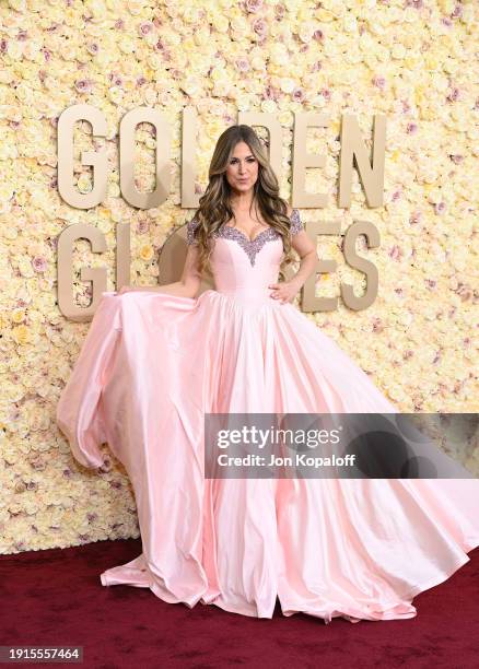 Nikki Novak attends the 81st Annual Golden Globe Awards at The Beverly Hilton on January 07, 2024 in Beverly Hills, California.