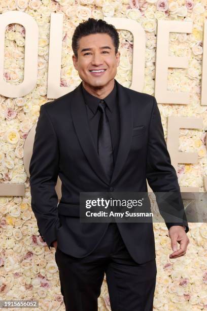 Mario Lopez attends the 81st Annual Golden Globe Awards at The Beverly Hilton on January 07, 2024 in Beverly Hills, California.