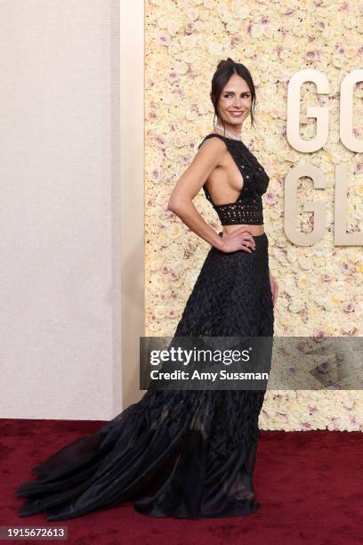 Jordana Brewster attends the 81st Annual Golden Globe Awards at The Beverly Hilton on January 07, 2024 in Beverly Hills, California.