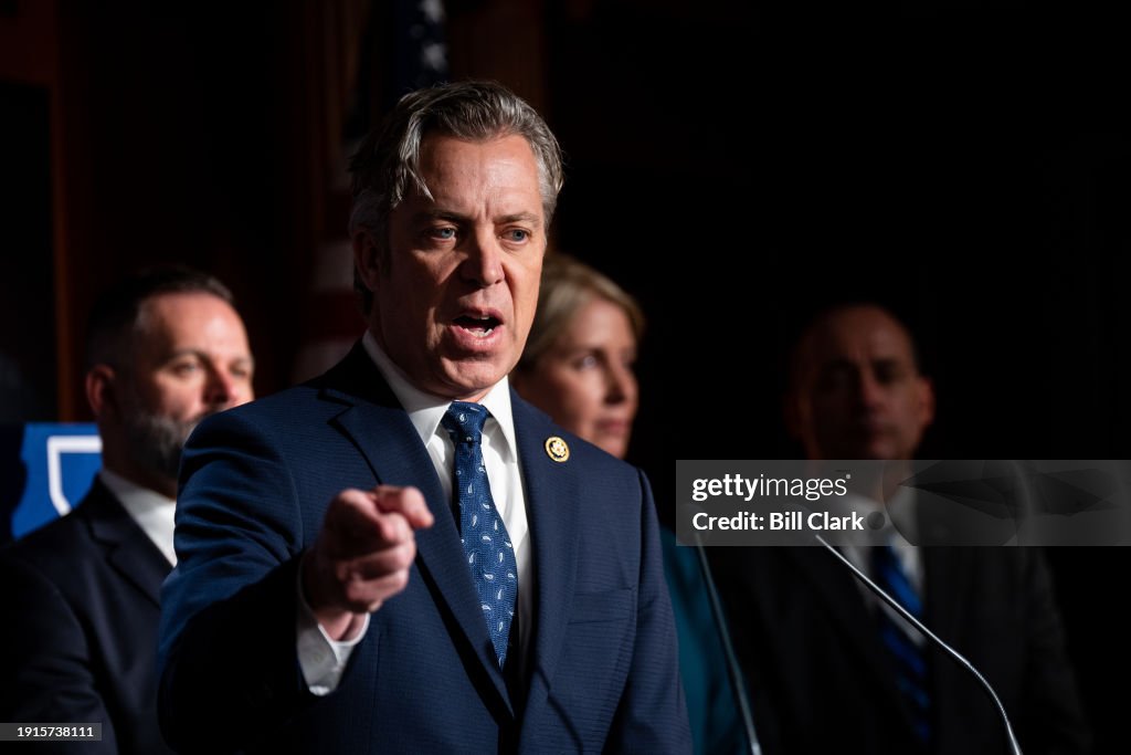 Rep Conference Rep. Andy Ogles, R-Tenn., speaks during a news conference on border ...