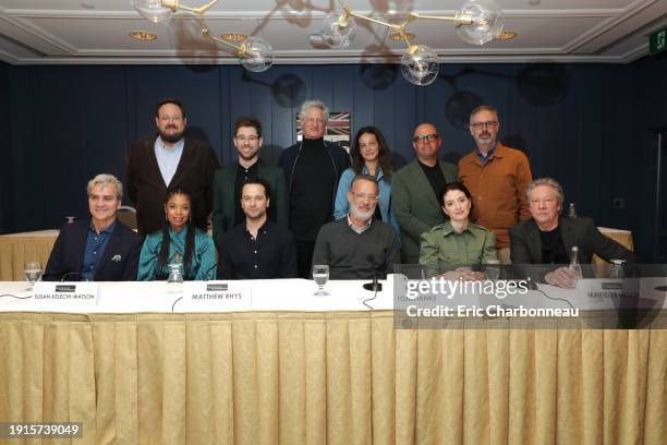 Toronto, Canada - Sept. 8, 2019: Tom Junod, Noah Harpster, Writer/Executive Producer, Susan Kelechi Watson, Micah Fitzerman-Blue, Writer/Executive...