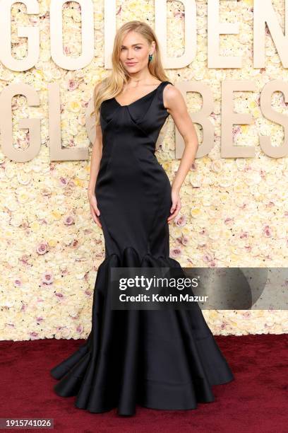 Michelle Randolph attends the 81st Annual Golden Globe Awards at The Beverly Hilton on January 07, 2024 in Beverly Hills, California.