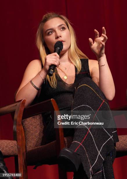 October 23, 2019- Florence Pugh seen at a Special Film Screening of LITTLE WOMEN at the DGA in Los Angeles, CA