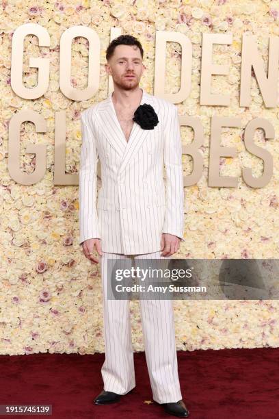 Chris Perfetti attends the 81st Annual Golden Globe Awards at The Beverly Hilton on January 07, 2024 in Beverly Hills, California.