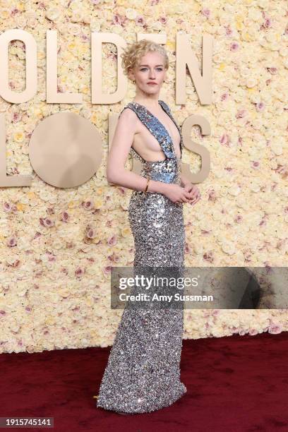 Julia Garner attends the 81st Annual Golden Globe Awards at The Beverly Hilton on January 07, 2024 in Beverly Hills, California.