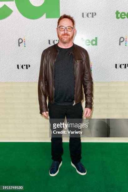 Scott Grimes at the premiere of "Ted" held at The Grove on January 10, 2024 in Los Angeles, California.