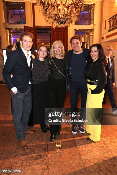 Tillbert Strahl, Jana Klinge, Katja Weitzenboeck, Pierre Kiewitt, Ilknur Boyraz during the PEUGEOT BVC Casting Night 2024 at Hotel Bayerischer Hof on...