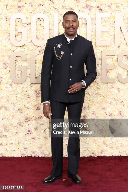 Colman Domingo attends the 81st Annual Golden Globe Awards at The Beverly Hilton on January 07, 2024 in Beverly Hills, California.