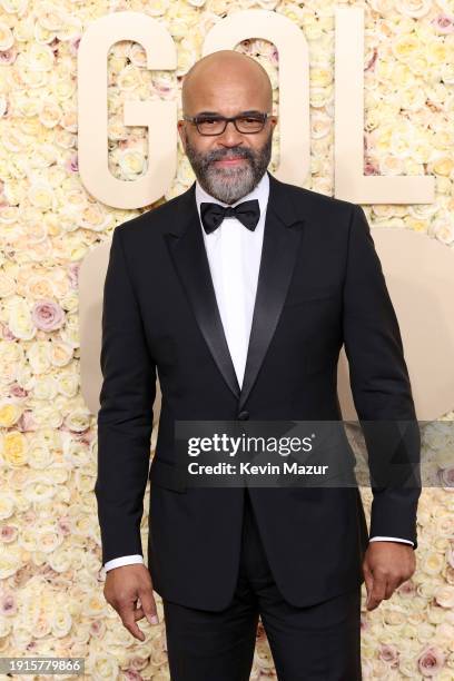 Jeffrey Wright attends the 81st Annual Golden Globe Awards at The Beverly Hilton on January 07, 2024 in Beverly Hills, California.