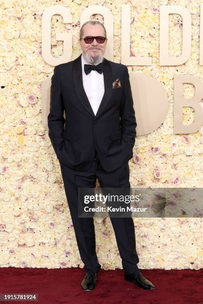 Gary Oldman attends the 81st Annual Golden Globe Awards at The Beverly Hilton on January 07, 2024 in Beverly Hills, California.