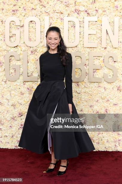 Elizabeth Chai Vasarhelyi attends the 81st Annual Golden Globe Awards at The Beverly Hilton on January 07, 2024 in Beverly Hills, California.