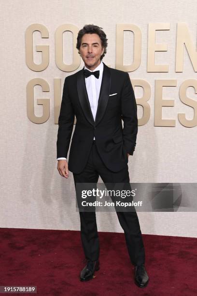 Shawn Levy attends the 81st Annual Golden Globe Awards at The Beverly Hilton on January 07, 2024 in Beverly Hills, California.