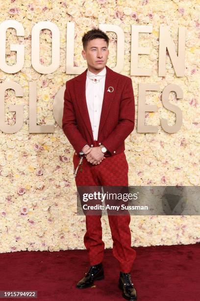 Barry Keoghan attends the 81st Annual Golden Globe Awards at The Beverly Hilton on January 07, 2024 in Beverly Hills, California.