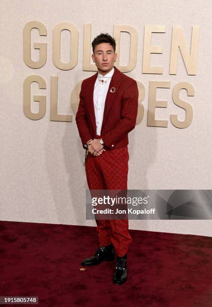 Barry Keoghan attends the 81st Annual Golden Globe Awards at The Beverly Hilton on January 07, 2024 in Beverly Hills, California.