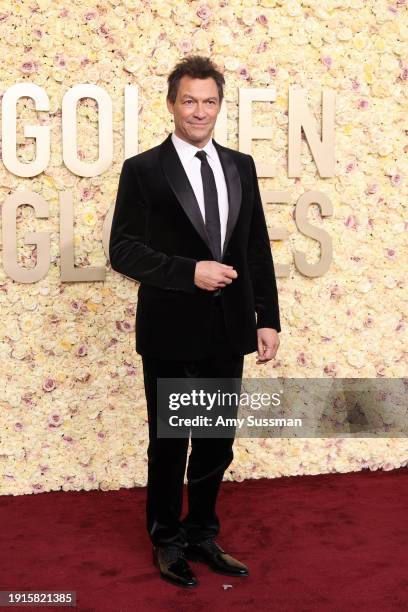 Dominic West attends the 81st Annual Golden Globe Awards at The Beverly Hilton on January 07, 2024 in Beverly Hills, California.