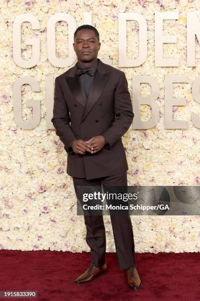 David Oyelow attends the 81st Annual Golden Globe Awards at The Beverly Hilton on January 07, 2024 in Beverly Hills, California.