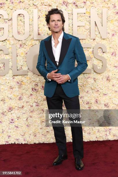 Matt Bomer attends the 81st Annual Golden Globe Awards at The Beverly Hilton on January 07, 2024 in Beverly Hills, California.